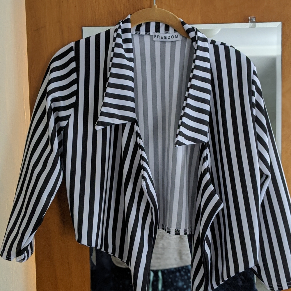 Beetlejuice pants and jacket